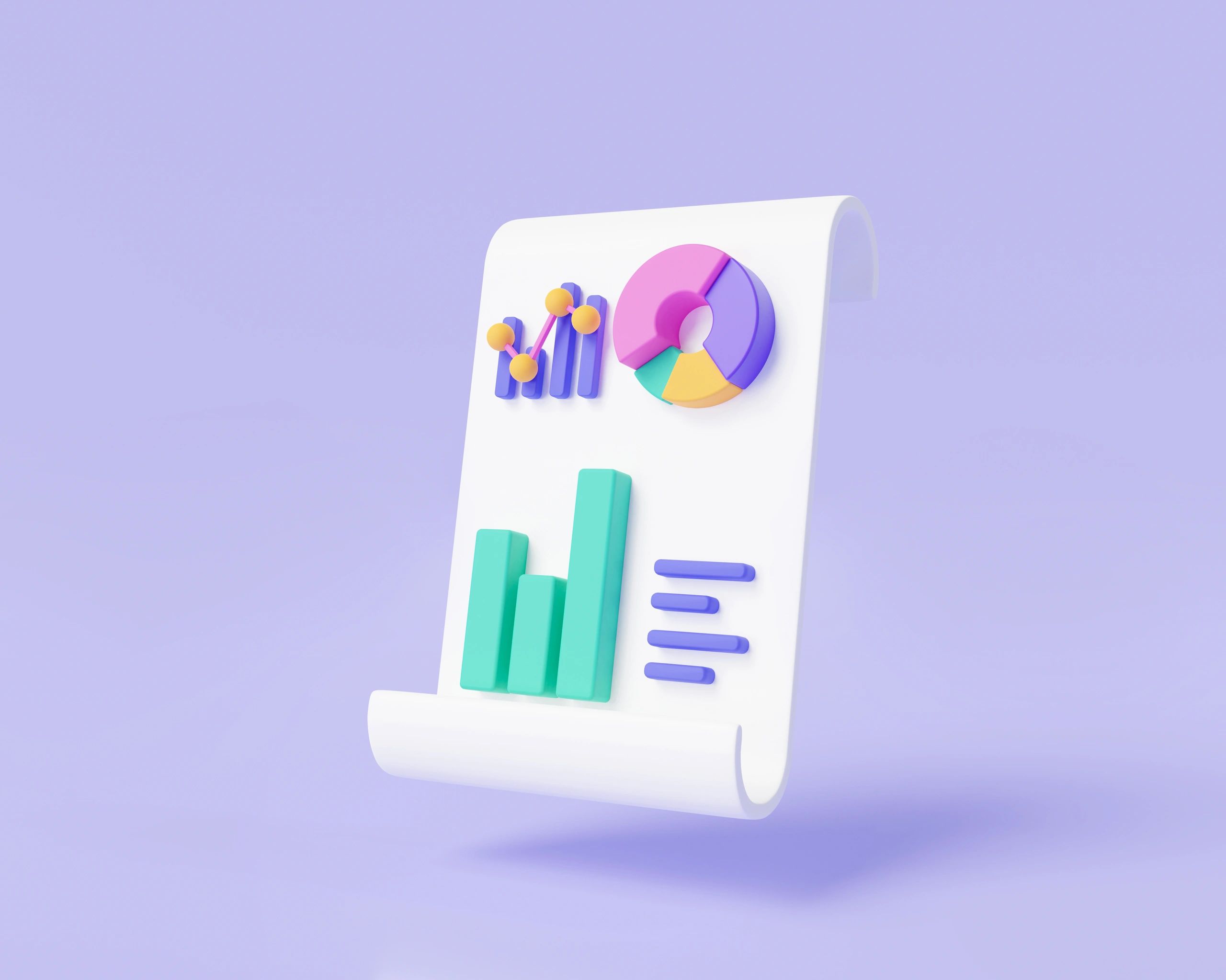 Analytics and optimization dashboard illustration