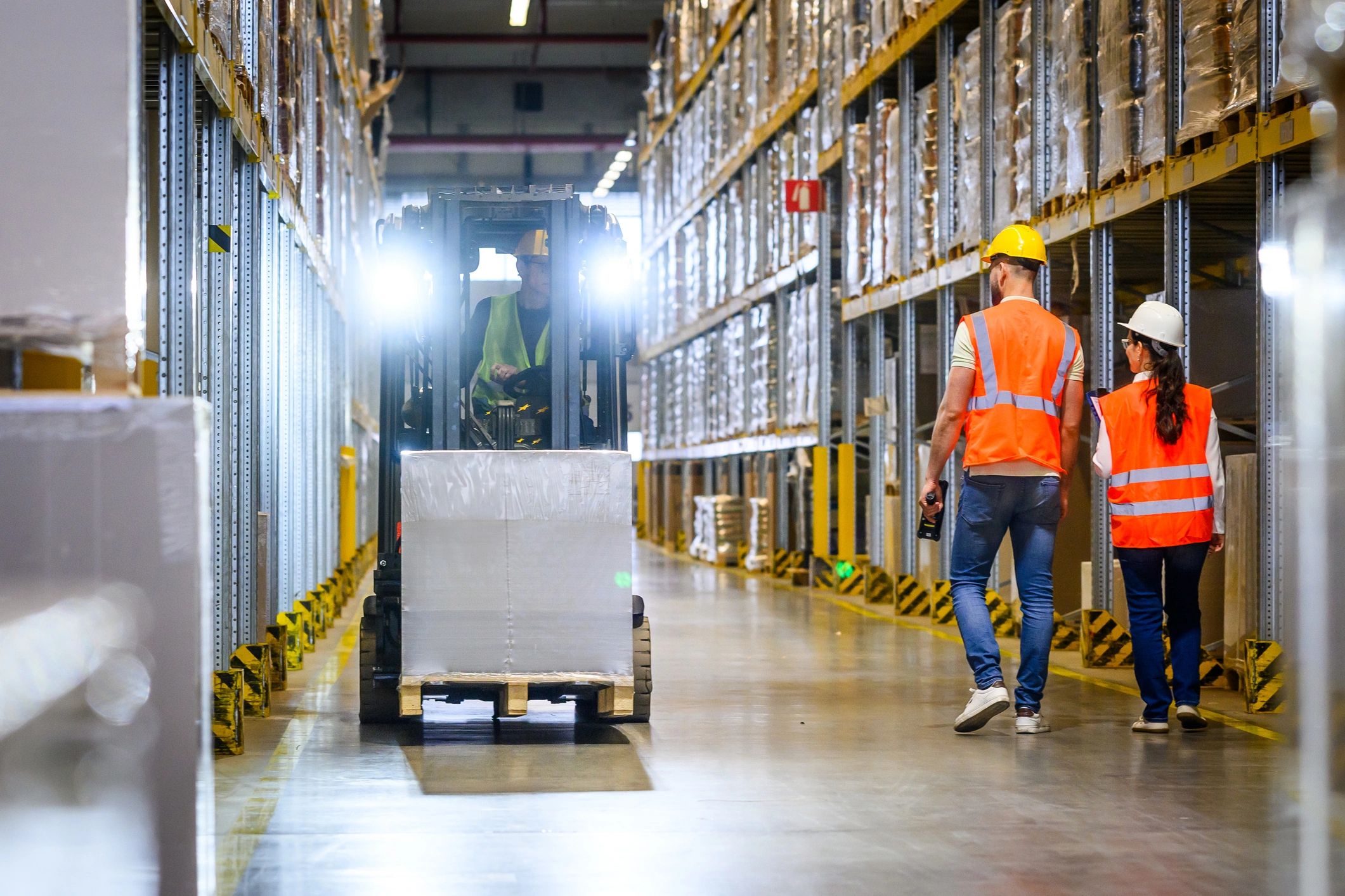 Warehouse operations team coordinating inventory and fulfillment
